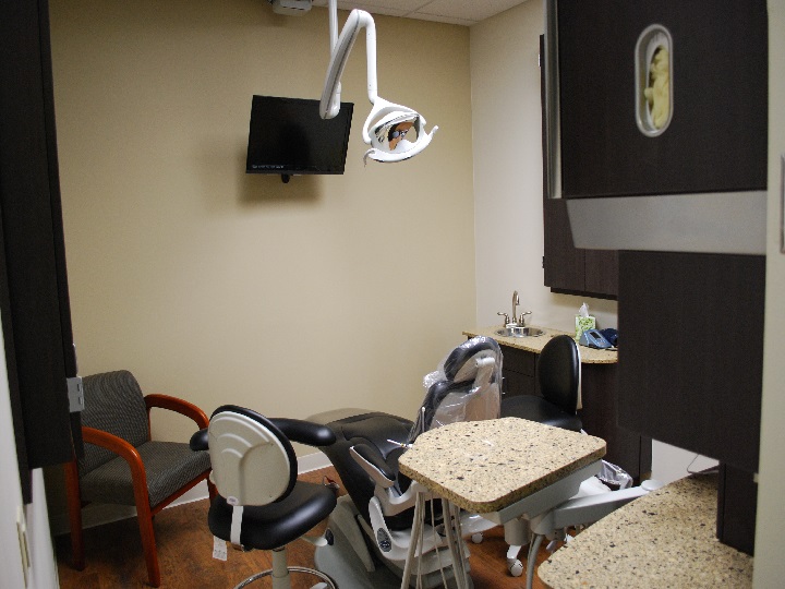 Professional dental treatment area with state-of-the-art equipment at Meridian Dental